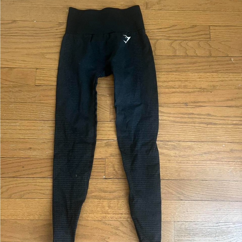 Gymshark Black Leggings Athletic Stretch